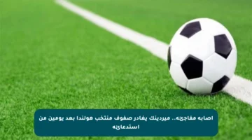 إصابة مفاجئة.. ميردينك يغادر صفوف منتخب هولندا بعد يومين من استدعائه
